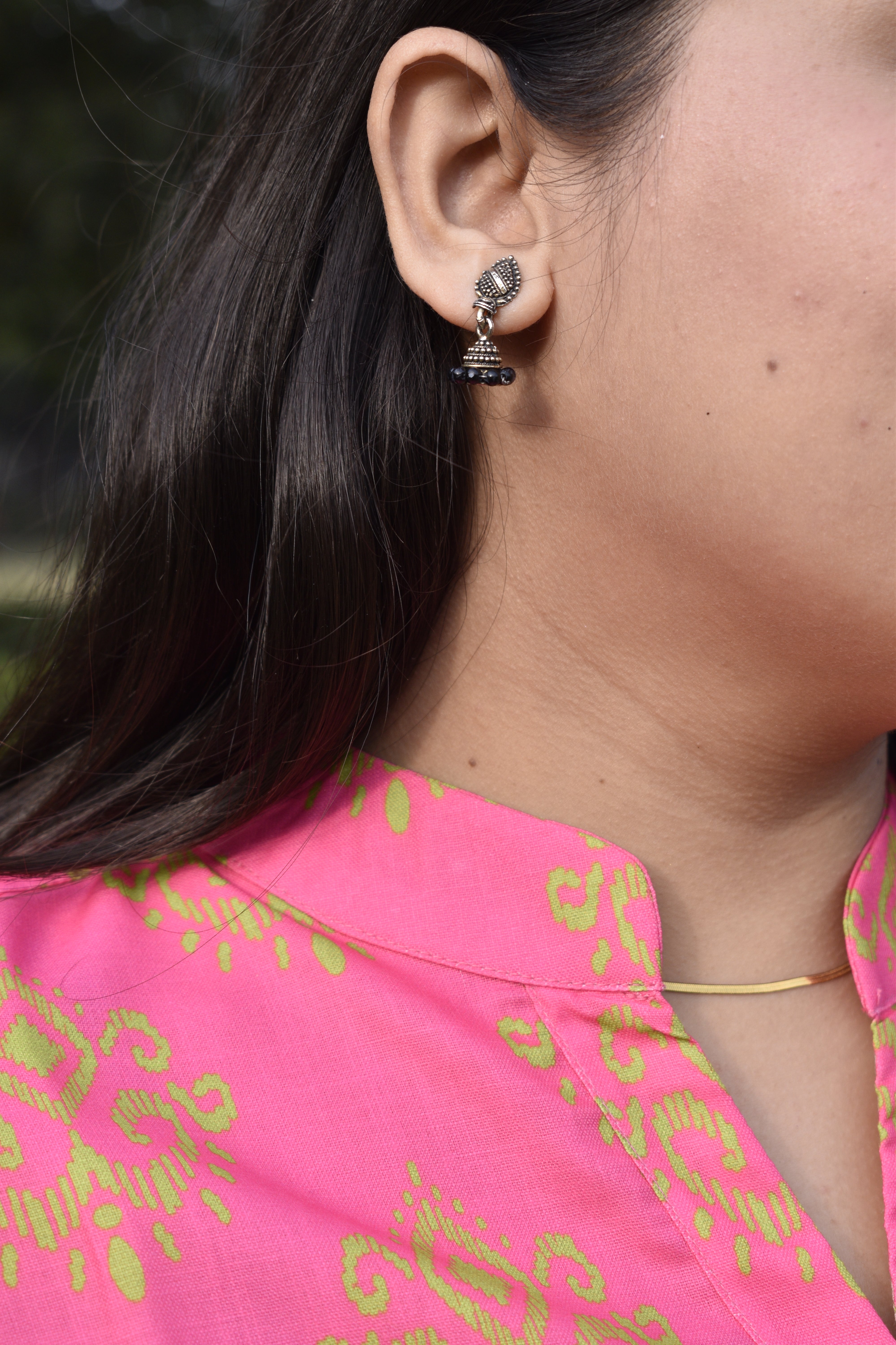 Indigo Printed Cotton Kurti with Palazzo – Elegant Everyday Wear